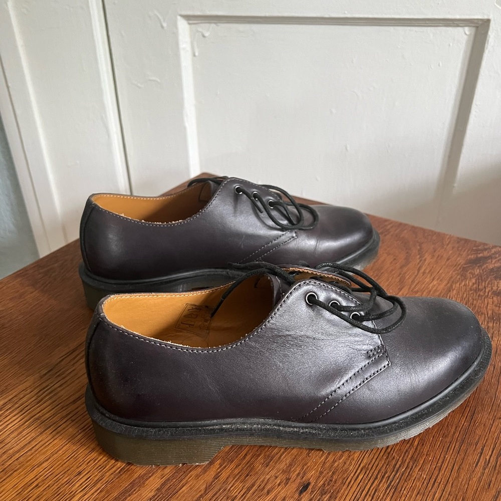 Doc Marten Oxford mono black loafers. Size US 8 ladies. EU 39.